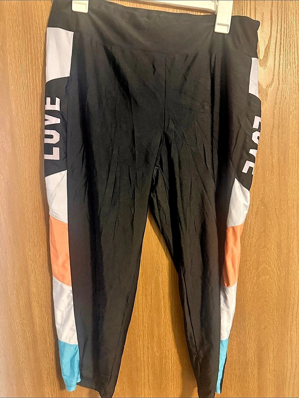 eyecandy Color Block Leggings Size 2X Like New